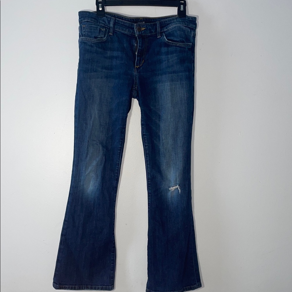 Joe's Jeans Dark Blue Flare & Wide Leg